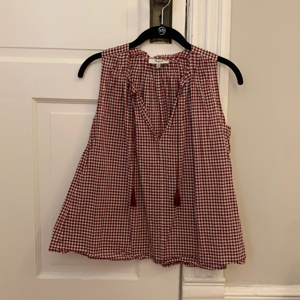 Gingham tank